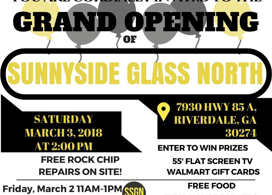 Grand Opening Of Sunnyside Glass North